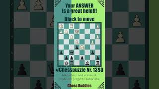 Chess Puzzle 1393 chesspuzzle chessseries chesspuzzleseries [upl. by Eleen]