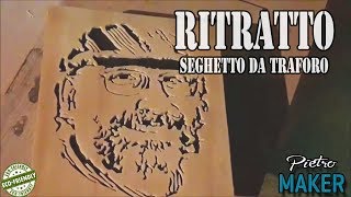 🔴 SEGHETTO DA TRAFORO  Come fare un ritratto personalizzato in legno [upl. by Fernandes552]