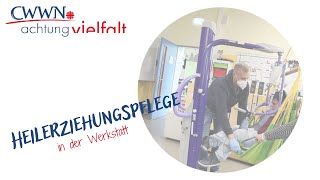 Heilerziehungspflegerinnen in einer Werkstatt für Menschen mit Behinderung [upl. by Junius]