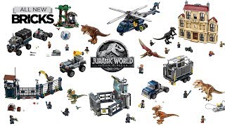 Lego Jurassic World Fallen Kingdom Compilation of All Sets [upl. by Diana]