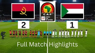 Angola vs Sudan AFCON 2025 Qualifiers [upl. by Haveman]