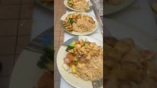 HIBACHI FOOD FRESH vlog food hibachigrill [upl. by Lemay]