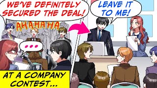 I Helped My Tough Boss Who Hates Me During a Crucial Company Contest and ThenRomCom Manga Dub [upl. by Ahsiken]