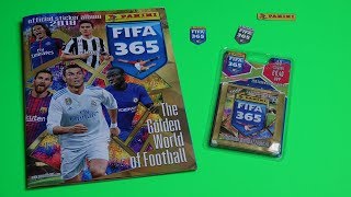 PANINI FIFA 365 new sticker Album 2018 Blisterpack new stickers in Paninialbum [upl. by Asiluj]