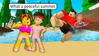 SUMMER COMPILATION ☀  ROBLOX Brookhaven 🏡RP  FUNNY MOMENTS [upl. by Eittah]