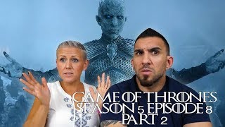 Game of Thrones Season 5 Episode 8 Hardhome Part 2 REACTION [upl. by Cartan]