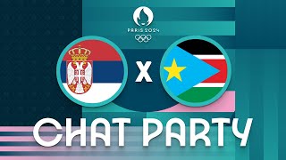 Serbia v South Sudan  Mens Olympic Basketball Tournament Paris 2024  Chat Party ⚡🏀 [upl. by Atoiganap708]