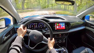 2022 Volkswagen Taos FWD  POV First Impressions [upl. by Sherr]