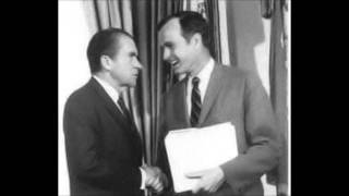 NIXON TAPES George Bush on Watergate Speech [upl. by Harima494]