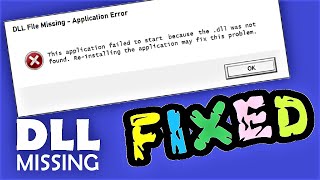 wininetdll missing FIXED The program cant start because DLL Missing x64 Bit [upl. by Meid]