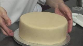 How To Marzipan A Cake [upl. by Ylrad]