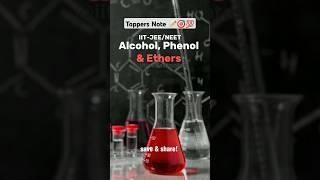 Alcohol phenol and ethers class 12 📚📝neet2025 shortsfeed [upl. by Adirahs]