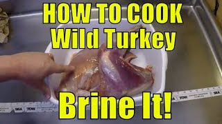 Brining How to prepare a Turkey Even WILD TURKEY [upl. by Jeuz937]