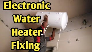 Electric Water Heater Installation  Ariston Water Heater [upl. by Poole]