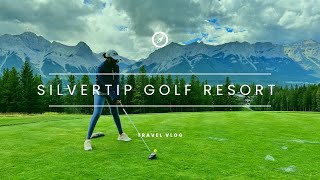 Golfing at Silvertip Golf Resort in Canmore Alberta [upl. by Attesor360]