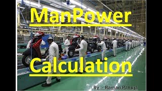 Manpower Calculation  Manpower Calculation by Takt time [upl. by Anelahs748]