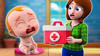 NEW Boo Boo Song  Little Babys Hurt 😿💔  NEW ✨ Funny Nursery Rhymes For Kids [upl. by Tiff643]