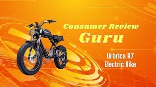 Electric Bike Review Urbrica K7 EBike [upl. by Pate348]