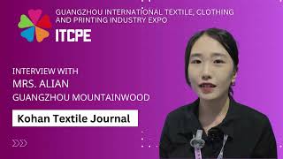 Interview with Mrs Alian Guangzhou Mountainwood at ITCPE 2024 [upl. by Ewer]