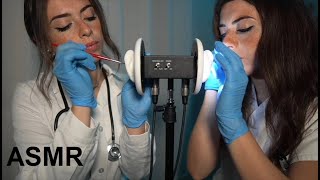 ASMR ✨DOCTOR amp NURSE ILAS EAR CLEANING👂 [upl. by Ahsilad224]