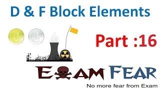 Chemistry D amp F Block Elements part 16 Ionization Enthalpy CBSE class 12 XII [upl. by Francine]