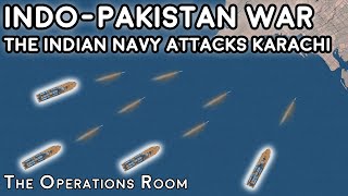 IndoPakistan War 71  The Indian Navy Attacks Karachi  Animated [upl. by Ron]