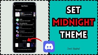 How to Set the Midnight Theme on Discord 2024 [upl. by Nicolina]