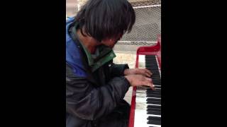 Man on the street plays beautifully [upl. by Edasalof]