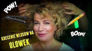 💁 KRĘCENIE WŁOSÓW NA OŁÓWEK 💁 CZY TO NAPRAWDĘ DZIAŁA [upl. by Hannah]