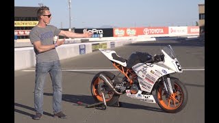 Aris KTM RC390 Racebike Walkaround [upl. by Hermie]