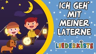 Ich geh mit meiner Laterne  Kinderlieder zum Mitsingen  Liederkiste [upl. by Aleak366]