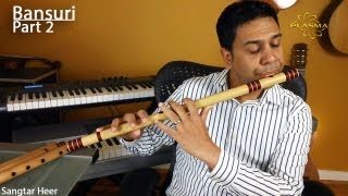 Learn to Play Bansuri  Part 2  Holding and Producing Sound [upl. by Amberly515]