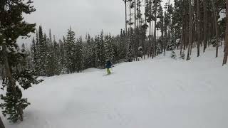 03282023  big sky flurries  gopro 8  GX010299 [upl. by Wilkinson]