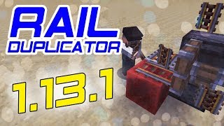 MINECRAFT  Tutorial  Rail Duplicator 1131 1132 114 [upl. by Ilario]