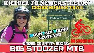 The Cross Border Trail Kielder To Newcastleton Via Kershope Burn Kielder mtb Scottish Borders mtb [upl. by Notgnimer]