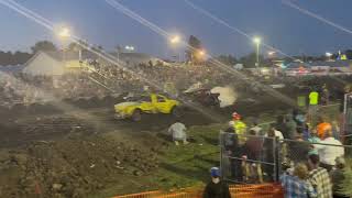 Zumbrota Mn demo derby 12 ton trucks 2024 [upl. by Arreic]