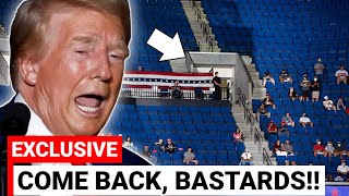 3Mins Ago Trump THROWS TANTRUM over Empty seats at Awful speech [upl. by Janaye]