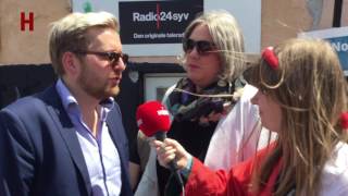 Interview med Den korte radioavis  Kirsten Birgit og Rasmus Bruun [upl. by Drusy]