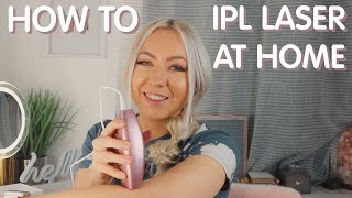 HOW TO  IPL LASER HAIR REMOVAL AT HOME  ROSESKINCO X TIFFANY COOLEY [upl. by Scornik]