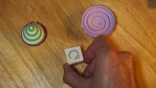 Magnetic Spinning Desk Toy Made From Recycled Materials and Paper [upl. by Kalinda]