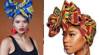 DIY Ready to wear Turban Headwrap  Bandless Ankara Headwrap [upl. by Ettevad]