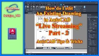 How do I edit an existing drawing in AutoCAD Part2 [upl. by Foushee]