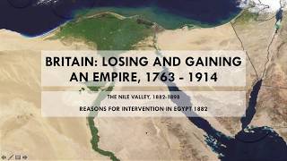 The British Empire 17631914 Reasons for Invasion of Egypt 1882 [upl. by Airaet639]