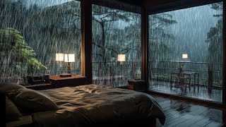 SOFT RAIN Sound for Sleeping in Bedroom  Sleep and Relaxation Meditation [upl. by Shererd]