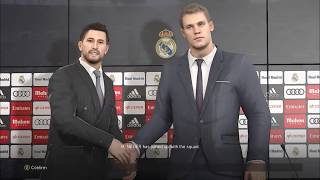 PES 2018  Real Madrid Press Conference Room [upl. by Gerger]