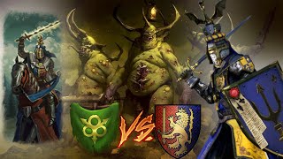 The Grail Guardians RIDE Bretonnia vs Nurgle  Total War Warhammer 3 [upl. by Bartholemy]