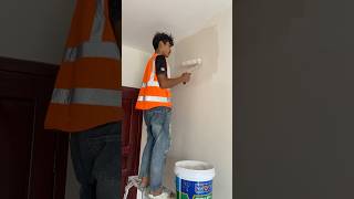 wall painting foryou wallpainting viralshorts shorts construction civilengeeniring [upl. by Oad]