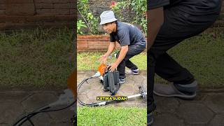 Cara Menyalakan Mesin Rumput Stihl FR 230FS 3001 [upl. by Arotahs440]