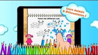 Early Learning Games for Toddlers amp Preschoolers Preschool EduPaint by Cubic Frog® Apps [upl. by Suelo911]