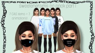 PART 1 OF ARIANA GRANDE CC PACKDOWNLOADING TUTORIAL  sweetenersims [upl. by Livvi]